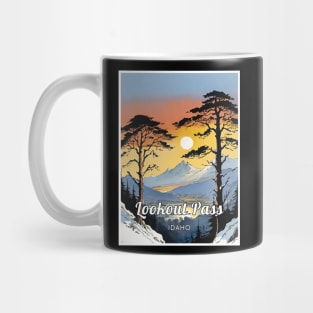 Lookout Pass ski Idaho usa Mug